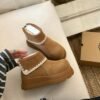 UGG autumn and winter new thick-soled Martin boots Bottom thickness: 5cm