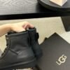 UGG autumn and winter new men’s cow leather wool work boots upper cow wax leather lining wool material