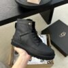 UGG autumn and winter new men’s cow leather wool work boots upper cow wax leather lining wool material