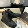 UGG autumn and winter new men’s cow leather wool work boots upper cow wax leather lining wool material
