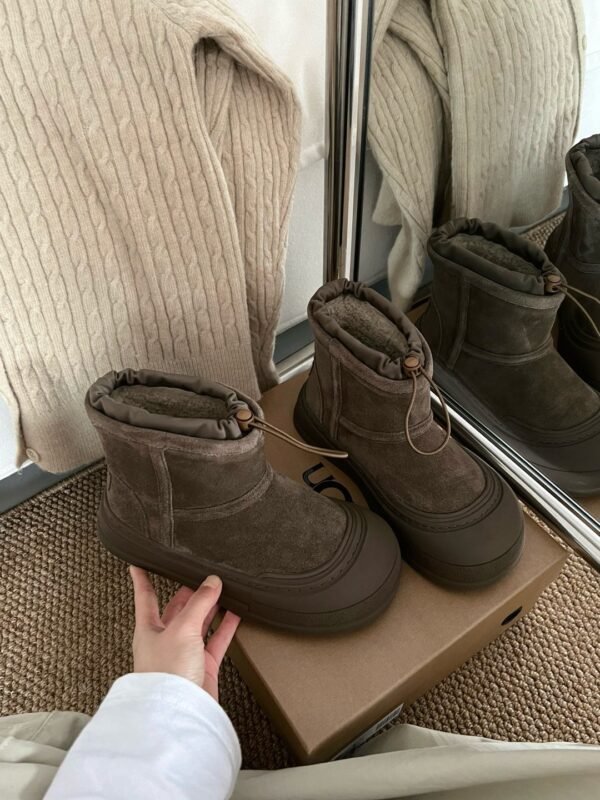 UGG Fall/Winter New Arrival Platform Drawstring Bread Boots
