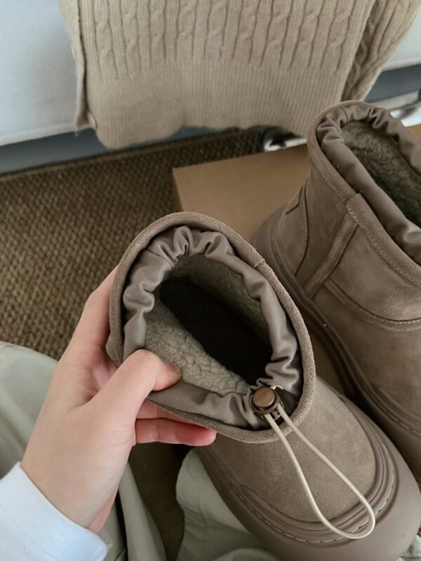 UGG Fall/Winter New Arrival Platform Drawstring Bread Boots