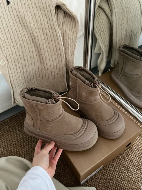UGG Fall/Winter New Arrival Platform Drawstring Bread Boots