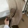 UGG Fall/Winter New Arrival Platform Drawstring Bread Boots