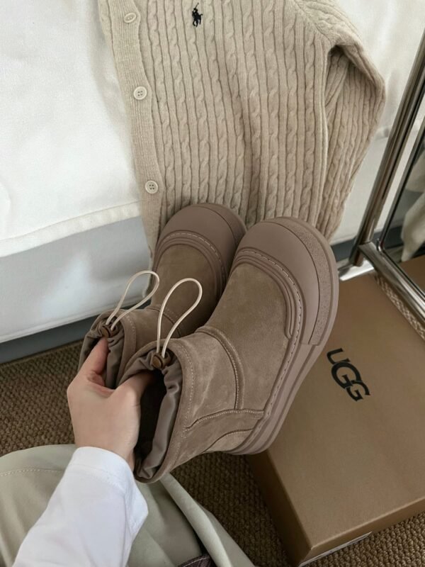UGG Fall/Winter New Arrival Platform Drawstring Bread Boots