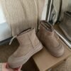 UGG Fall/Winter New Arrival Platform Drawstring Bread Boots