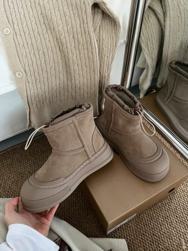 UGG Fall/Winter New Arrival Platform Drawstring Bread Boots