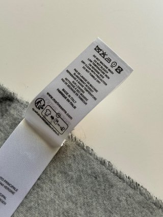 Marine Serre Jacquard Wool scarf 47×174cm