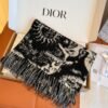 DIOR new sunflower cashmere scarf, premium version, size: 30x180cm