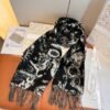 DIOR new sunflower cashmere scarf, premium version, size: 30x180cm