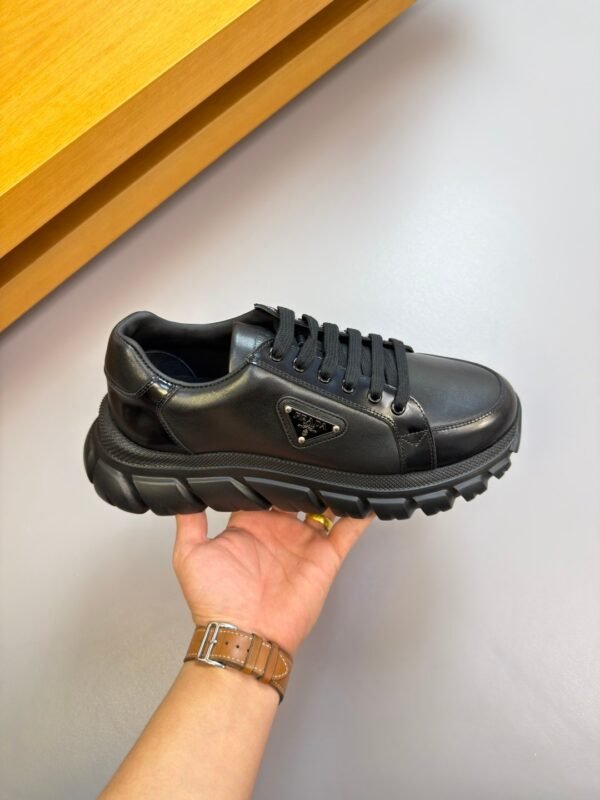 PRADA Casual Sneakers, Premium Edition, Made of Calfskin