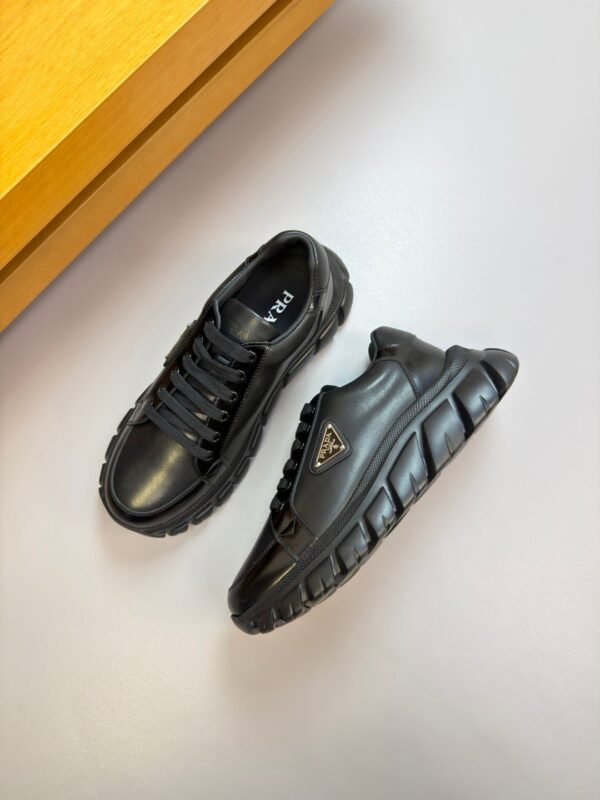 PRADA Casual Sneakers, Premium Edition, Made of Calfskin