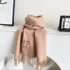 Hermès double-sided cashmere scarf, premium version, made of cashmere material, size: 32 x 180cm