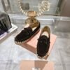 miumiu new loafer espadrille catwalk style premium version