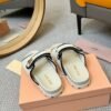 miumiu woolen knitted slippers