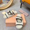 miumiu woolen knitted slippers