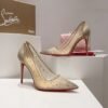 CistianLouboutin stiletto sandals with rhinestones, high-end version, 10cm highCistianLouboutin