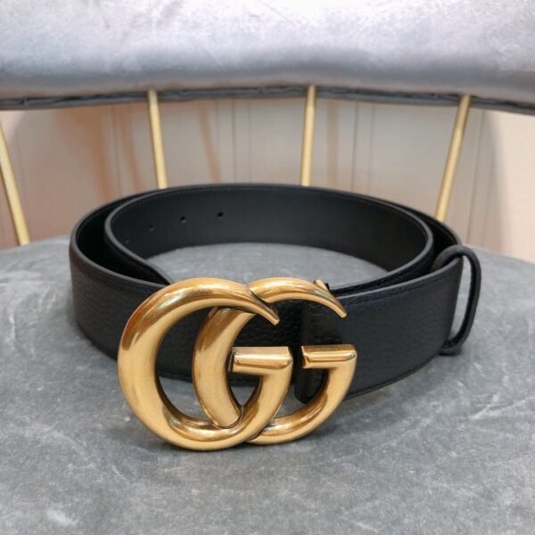 GUCCI Textured Calfskin premium belt, 4cm wide