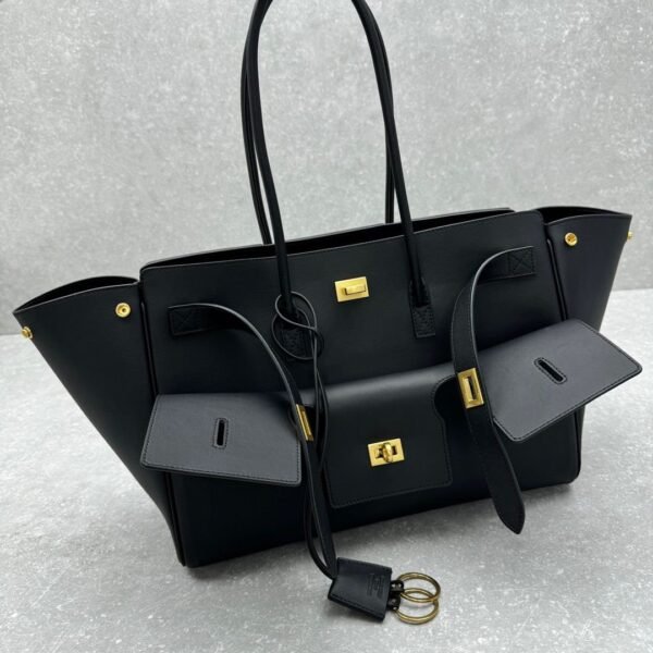 Balenciaga Bel Air Tote Bag Premium Edition 1:1 Genuine Leather Material Dimensions 30x29x16cm-37x28x17cm