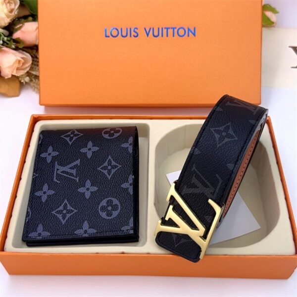 Louis Vuitton Belt and wallet set