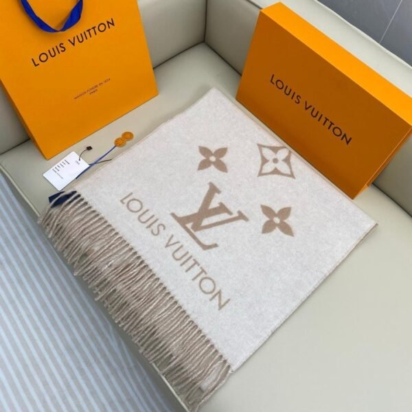 Louis Vuitton cashmere scarf, premium version, size: 190 x 45cm