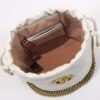 GUCCI Bucket bag, premium version, made of lambskin. Dimensions: 19x17cm