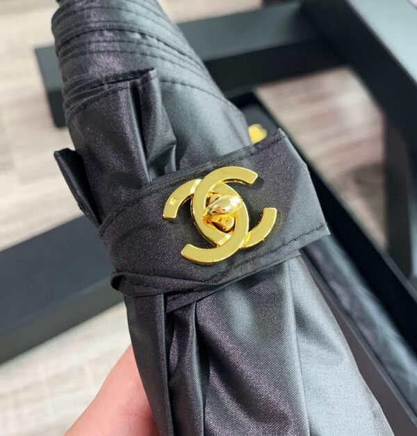 Chanel Umbrella Double sided Black Technology L R. C coating