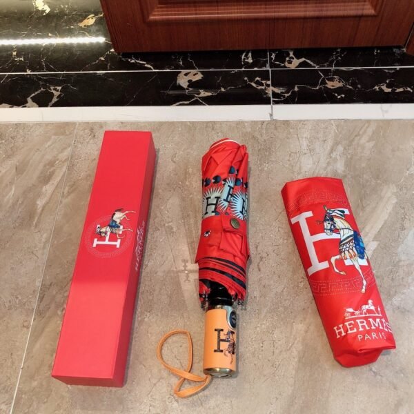 Hermes War Horse Pattern Umbrella
