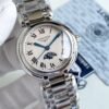 Longines Women’s Heart Moon Series official website, same 1:1 high-end replica watch size 30.5mm X9.4mm
