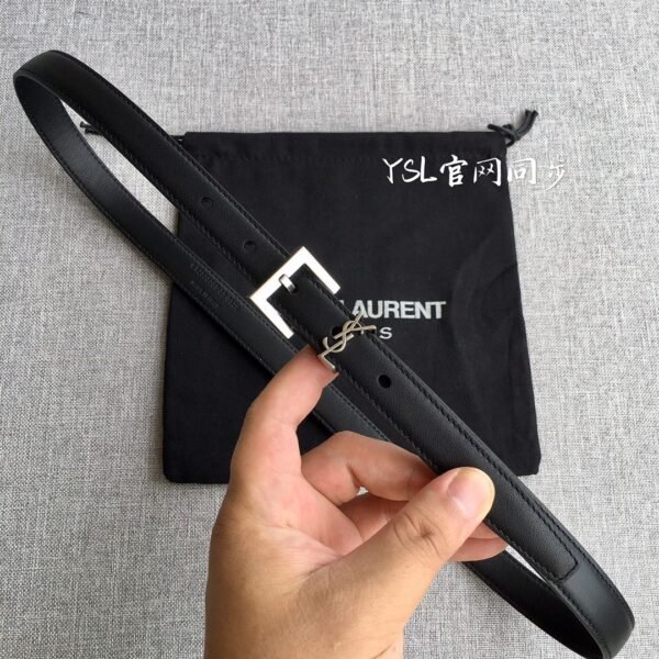 YSL premium belt, genuine leather, 2cm wide.