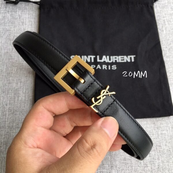 YSL premium belt, genuine leather, 2cm wide.