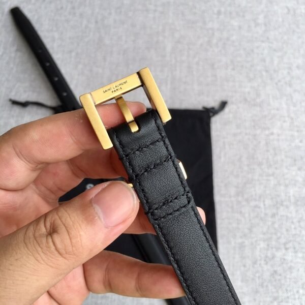 YSL premium belt, genuine leather, 2cm wide.