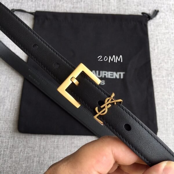 YSL premium belt, genuine leather, 2cm wide.