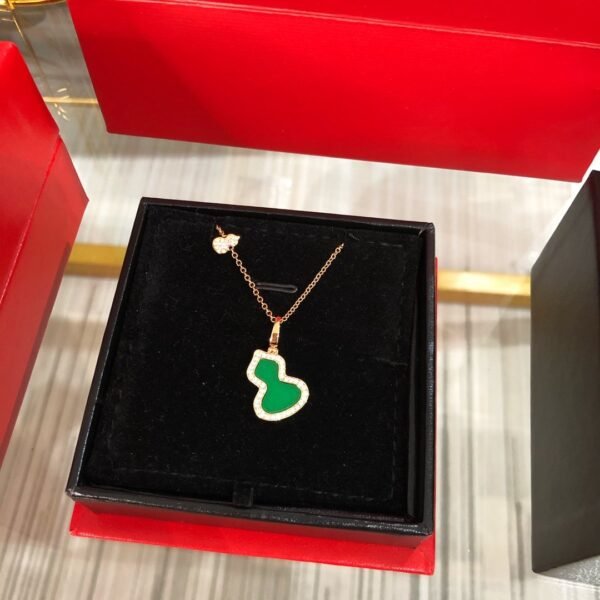 Bulgari snake bone necklace full of diamonds V gold material high quality necklace