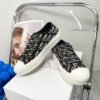 DIOR embroidered canvas flat casual shoes