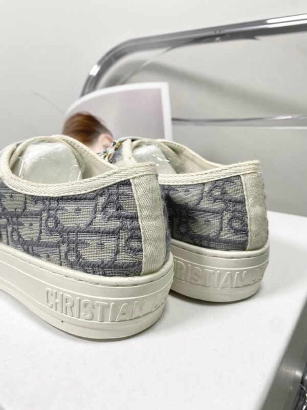 DIOR embroidered canvas flat casual shoes
