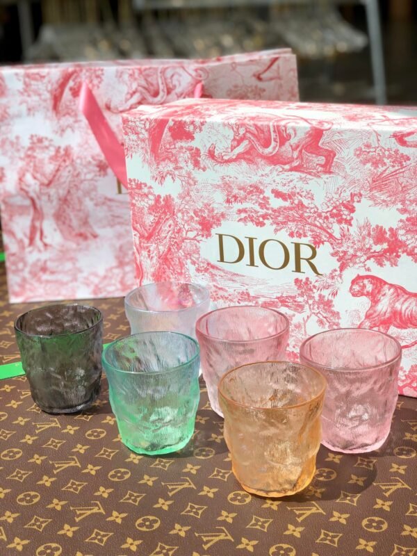 Dior New Glacier Cup Christmas gift for friends and relatives 6 pieces a set