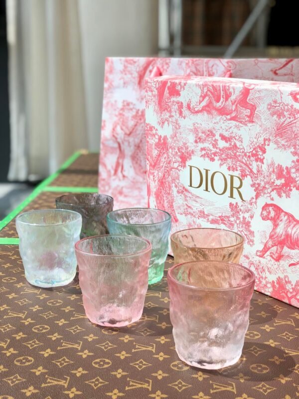 Dior New Glacier Cup Christmas gift for friends and relatives 6 pieces a set