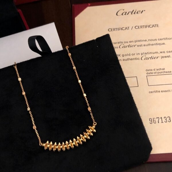 Cartier nail necklace
