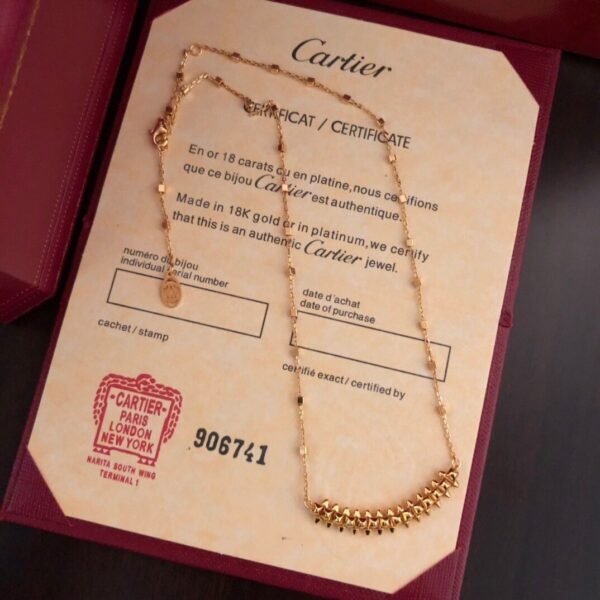 Cartier nail necklace
