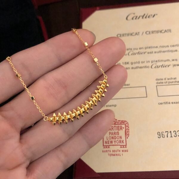 Cartier nail necklace