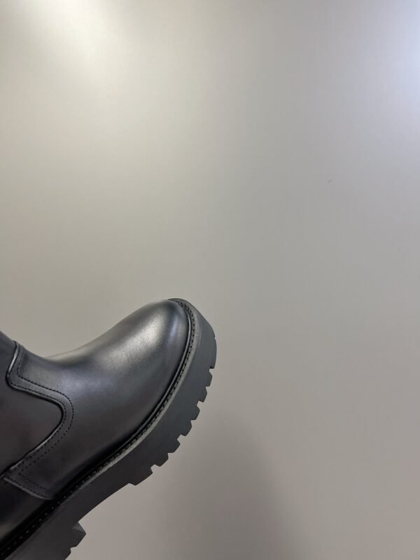 CELINE Autumn and Winter Long Martin Boots Premium Edition 5cm Thick Calfskin Material