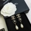 Chanel pearl earrings