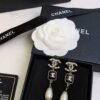 Chanel pearl earrings