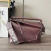 Loewe satin calfskin Puzzle Edge handbag size:24*10.5*16cm