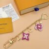 Louis Vuitton LV x TM Superflat Panda Keychain is a collaboration between the brand and Japanese artist Takashi Murakami
