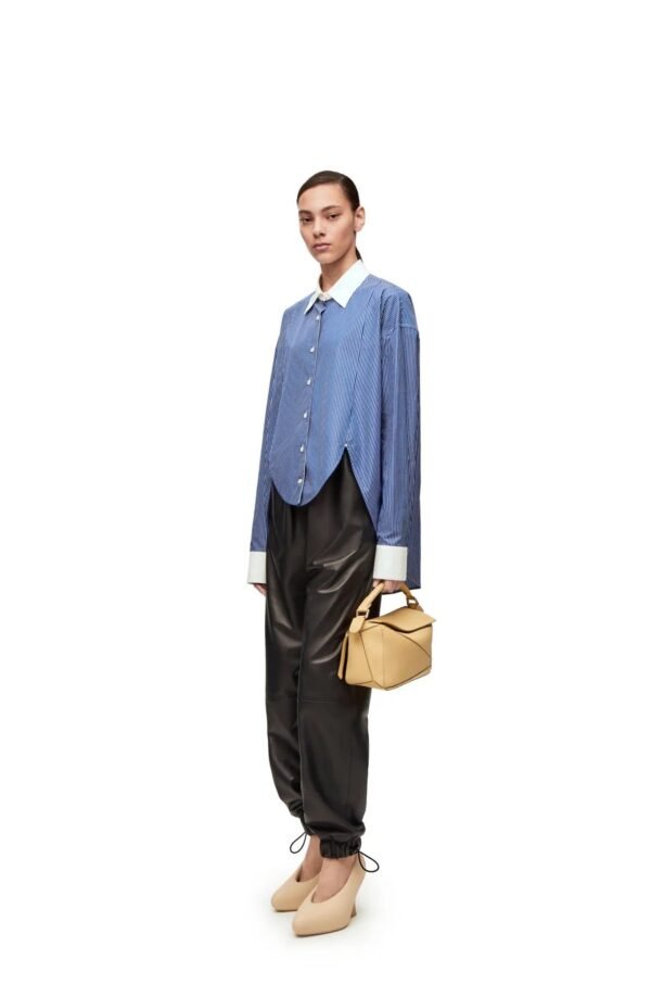 LOEWE Small Puzzle Bag in Grained Cowhide Leather. 1:1 Matching Size: 24×10.5x16cm.