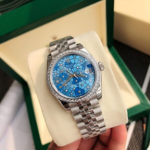 Rolex ladies’ Oyster Datejust watch case diameter 31 mm with high-end 2236 movement