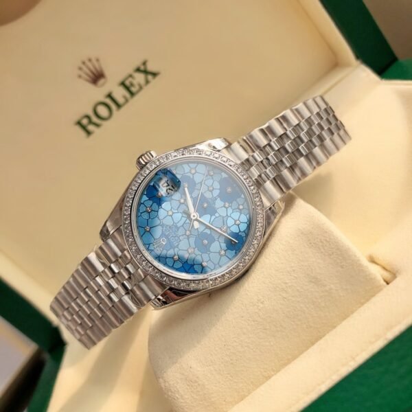 Rolex ladies’ Oyster Datejust watch case diameter 31 mm with high-end 2236 movement