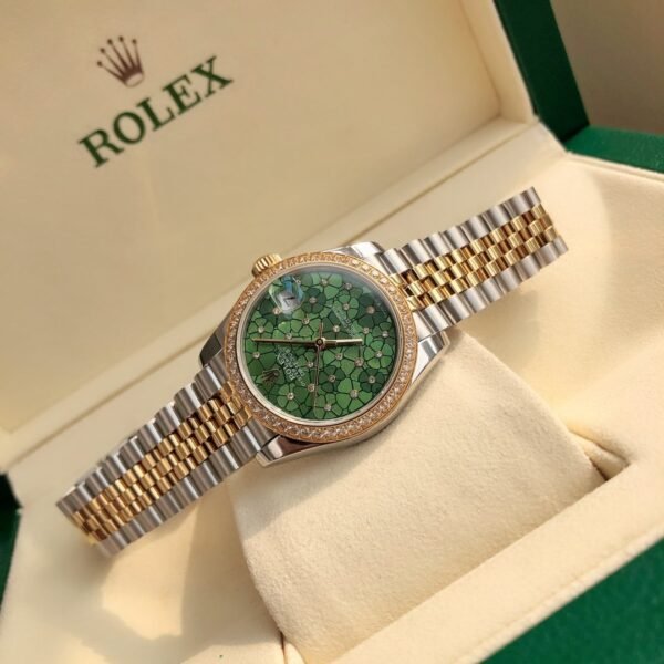 Rolex ladies’ Oyster Datejust watch case diameter 31 mm with high-end 2236 movement